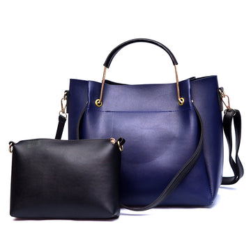 Etude Handbag (2 Piece) – Navy Blue