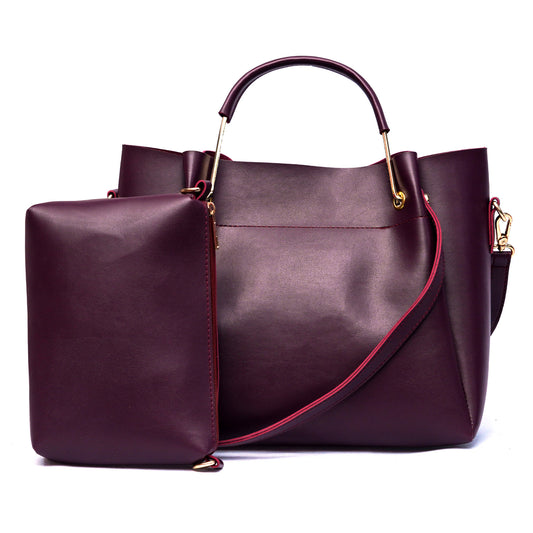 Etude Handbag (2 Piece) – Maroon